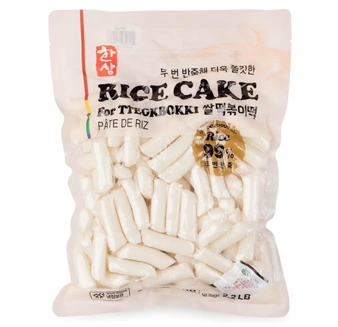 Korean Rice Cakes for Tteokbokki, 2.2lbs, Pack of 1