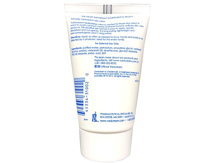 Vanicream Moisturizing Lotion | For Sensitive Skin | 2 Ounce (Pack of 12)