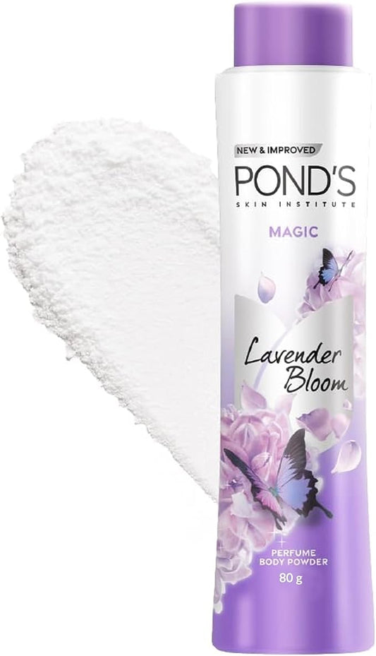 Ponds Magic Lavender Bloom Talcum Powder 80g