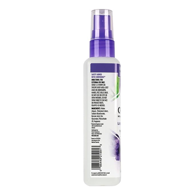 Crystal Mineral Deodorant Spray, 8 oz., 2 Pack, Lavender + White Tea
