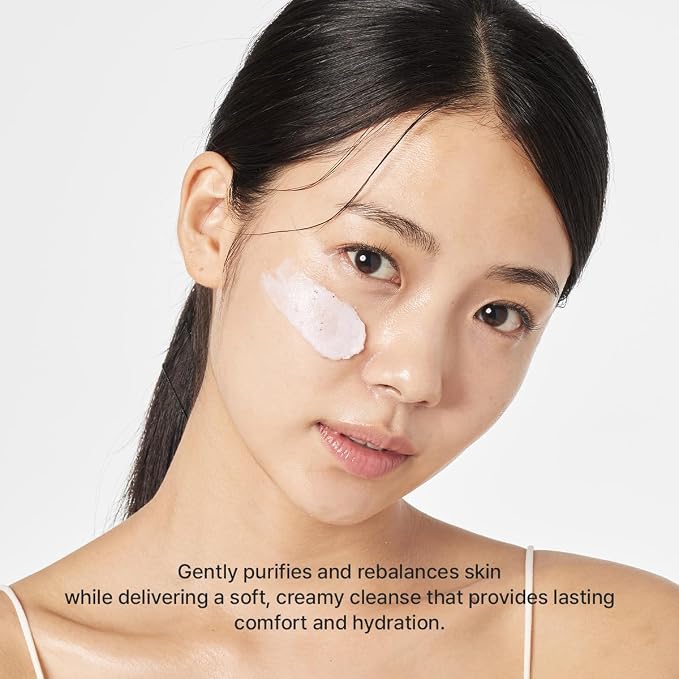 ARENCIA Rosehip Rice Cake Cleanser, pH Balancing Face Wash with Ceramide for Sensitive Skin, 150ml / 5.07 fl oz