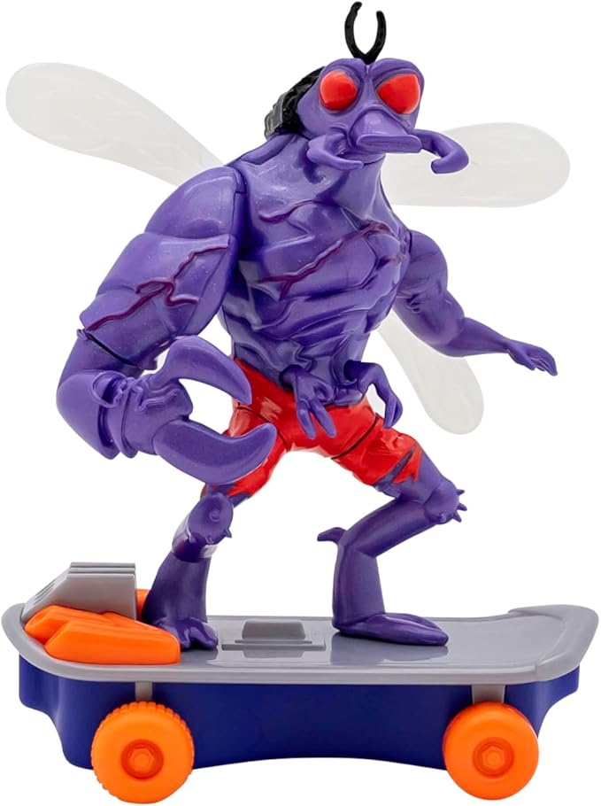 Teenage Mutant Ninja Turtles Toy, Superfly Sewer Shredder Pullback Skateboard, TMNT Mutant Mayhem Collectible Ninja Toy for Kids, 5-Inch TMNT Collectible, Ages 3+