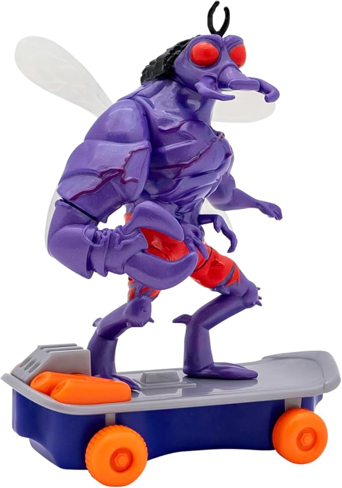 Teenage Mutant Ninja Turtles Toy, Superfly Sewer Shredder Pullback Skateboard, TMNT Mutant Mayhem Collectible Ninja Toy for Kids, 5-Inch TMNT Collectible, Ages 3+