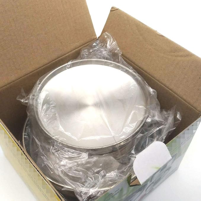 GARASANI Kitchen Tableware Stainless Steel Round Korean Traditional Rice Bowl With Lid Soup Bowl Set Vacuum Insulated Double Wall Metal Dinnerware