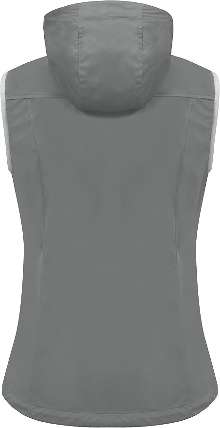 Little Donkey Andy Women's Lightweight Softshell Vest, Windproof Sleeveless Jacket for Running Hiking Travel