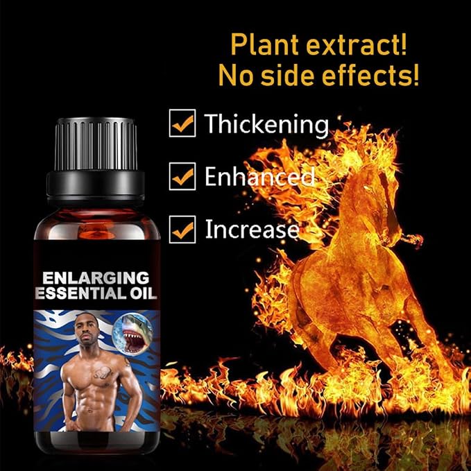 Men Massage Oil for Sex -Sexual Enhancement Erection Penisgrowth Oil Longer Thicker Penis Massage Men Energy for Care Delay Performance Boost Strength (Vitis Vinifera Seed Oil)