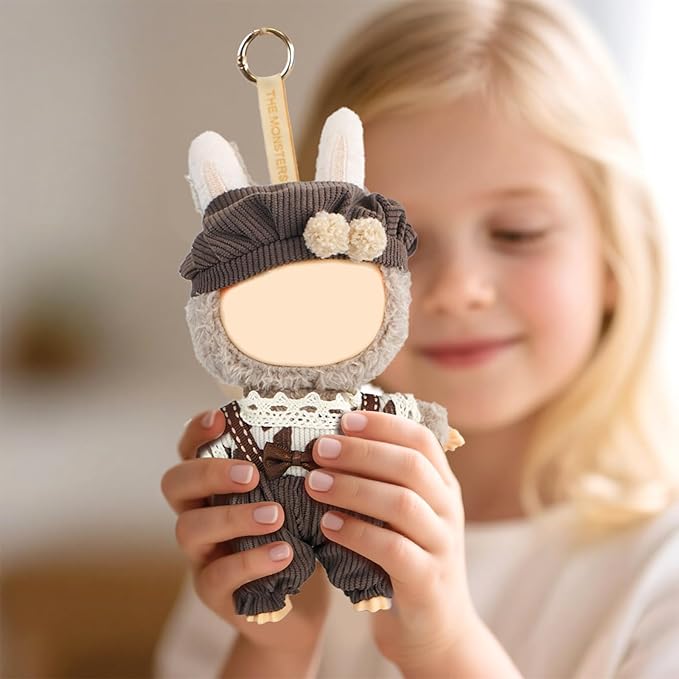Coolcandy 17cm Doll Clothes for Doll, Fashionable Dolls Outfit with Accessories Suit, Stylish Adorable Dolls Clothes Set, Soft Fabric, Detailed Stitching(Doll Not Included)