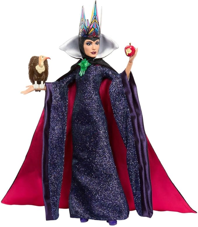 Mattel Disney Collector Evil Queen Collectible Fashion Doll in Signature Clothing Inspired by Disney Snow White Movie, Gifts for Kids & Collectors