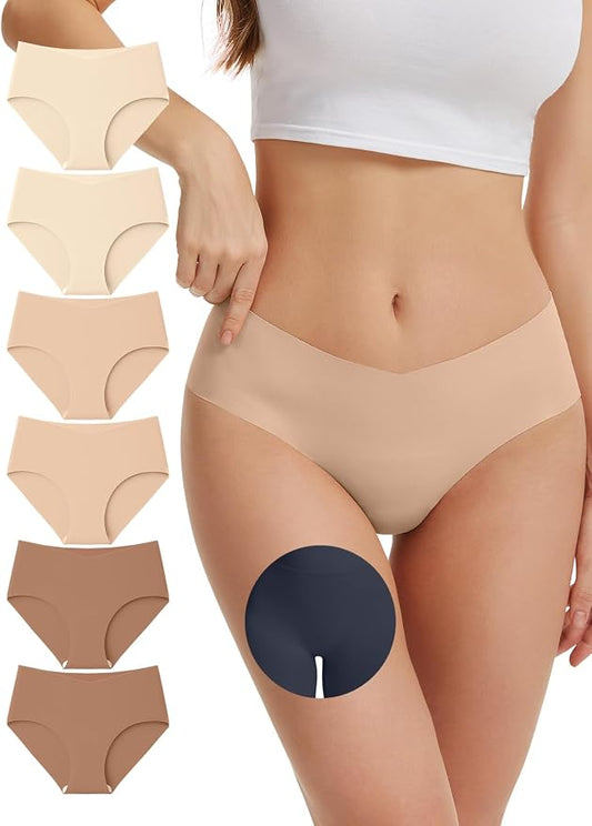 Camel Toe Underwear for Women Seamless Underwear No Show Camel Toe Concealer Invisible Workout Gym Yoga Panties