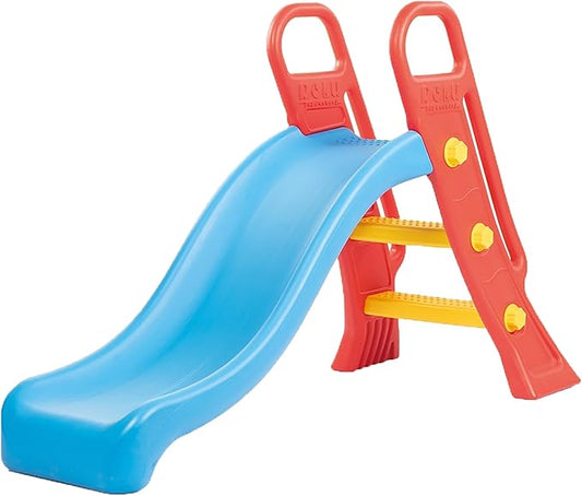 DOLU : Junior Slide - Plastic Indoor & Outdoor Steps Slide, 36" L x 53" W x 24" H, 44lb Capacity, Durable Waterproof Design, Toddlers & Kids Ages 2+