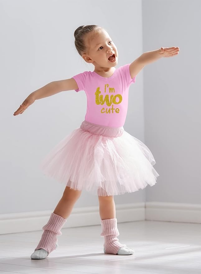 2nd Birthday Outfits for Toddler Girls im Two Cute Shirt Girl 2 Years Old Second Birthday