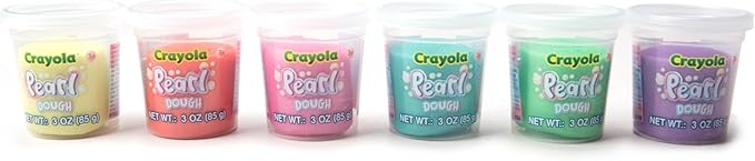 Crayola 20pk Pearl Dough 20pk x 3oz – Easter Gifts, Party Favors, Fidget Toys, Sparkling Colors for Creative Play, Safe Non-Toxic Crafting, Great Classroom Fun or Non-Candy Alternative