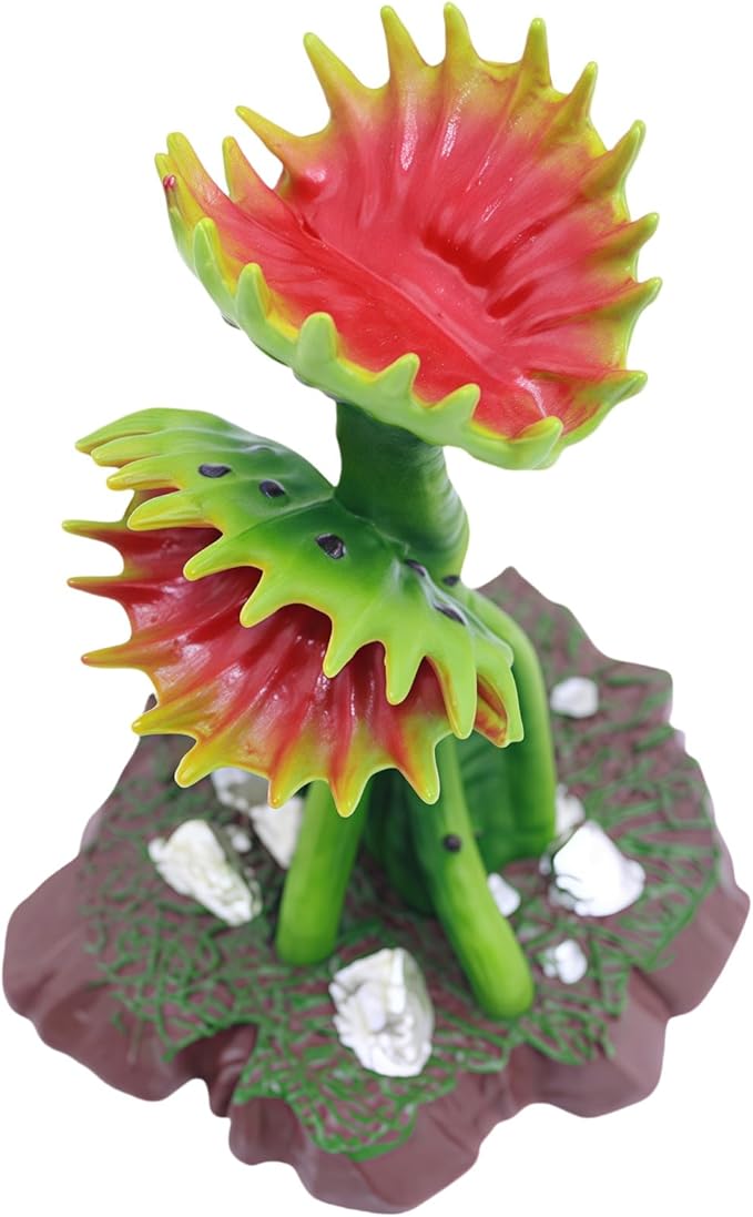 Gemini&Genius Plant Action Figure Toys for Kids Venus Flytrap Figure Carnivorous Flowers Carnivorous Plants Decor
