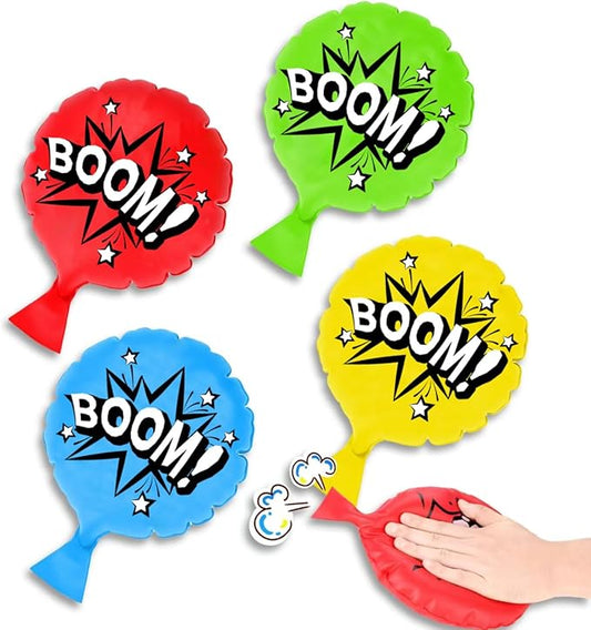 4 Pack 8" Whoopie Cushion for Kids, Large Whoopee Cushion Party Favor, Woopie Cushion Funny Prank Gag Novelty Trick Joke Gift and Gift and Toy for Kids Party Office Home（4pcs）