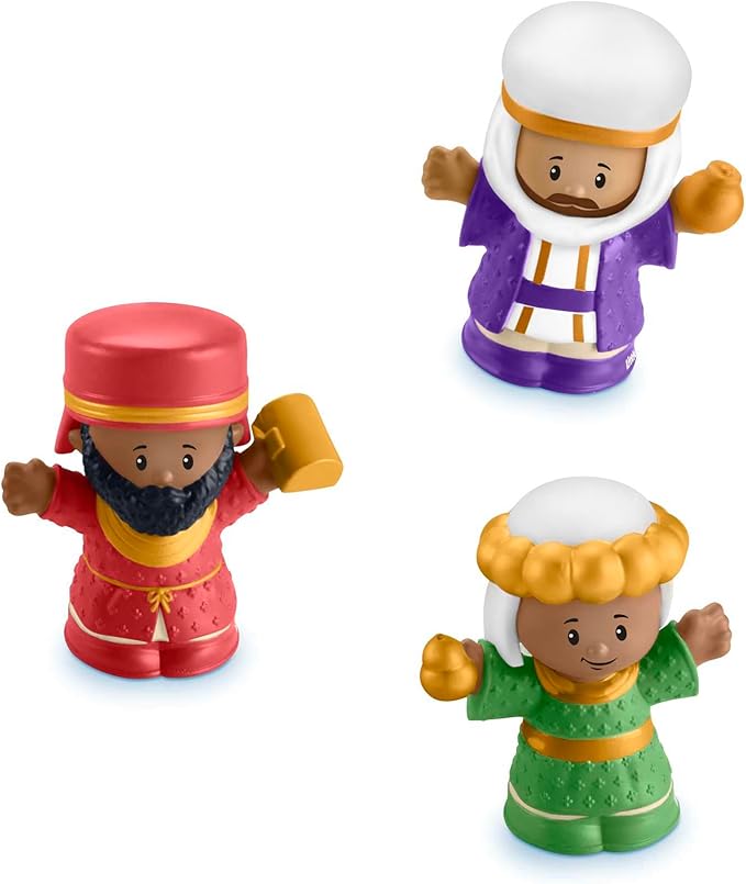 Fisher-Price Little People Toddler Toy Nativity Set with Music Lights & 18 Pieces for Christmas Pretend Play Kids Ages 1+ Years