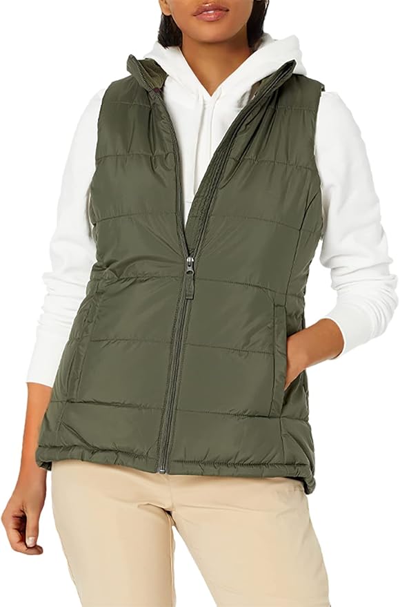 Amazon Essentials Women's Mid-Weight Puffer Vest