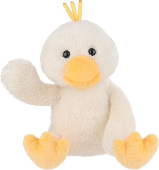 Apricot Lamb Toys Plush White Velvet Duck with Thin Foot Stuffed Animal Soft Cuddly Perfect for Kids