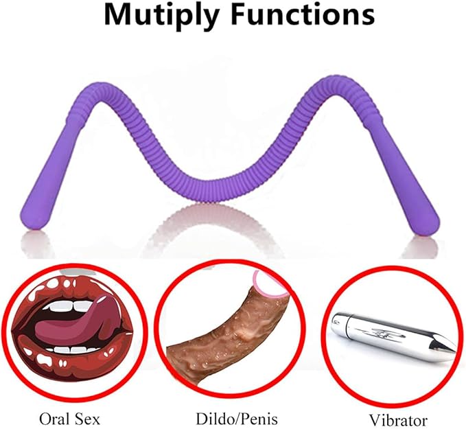 Adjustable Labia Clamps Pussy Spreader, Body Safe Silicone Vagina Expander G-Spot Stimulation Oral Sex Vaginal Lips Hands-Free Spreader, BDSM Flirting Sex Toys for Women Self Check Tools