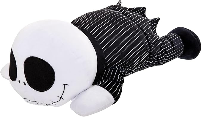 DISNEY STORE Official Cuddleez Plush – Jack Skellington - Big Plush - Super Soft & Huggable Toy for Fans & Kids of All Ages - Perfect Collectible Gift, Plushy