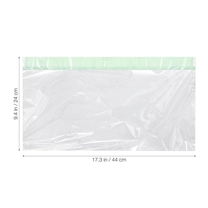 Toyvian 50pcs Portable Disposable Travel Potty Liners for Boy Girl Leakproof Toilet Seat Bin Bags for Easy Potty Training at