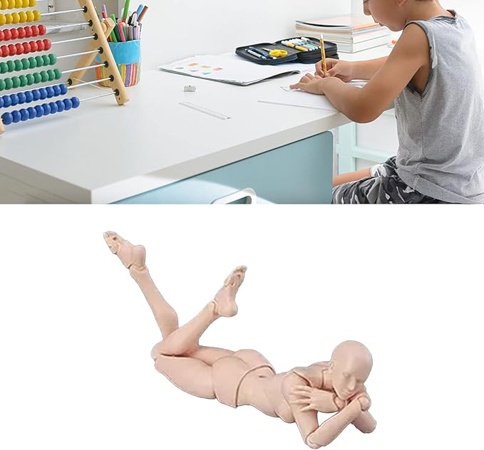 Action Mannequin PVC Drawing Figure, Model for Sketching, Painting, Female Artist (Male) (Woman)