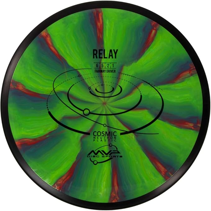 MVP Disc Sports Cosmic Neutron Relay Disc Golf Fairway Driver (170-175g / Colors May Vary)