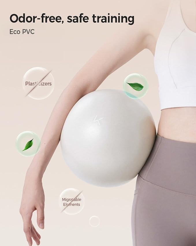 KEEP Exercise Ball Anti-Burst - Thickened Yoga Ball Pilates Ball for Physical Therapy, Fitness Ball for Workout, Core Strength and Physical Therapy