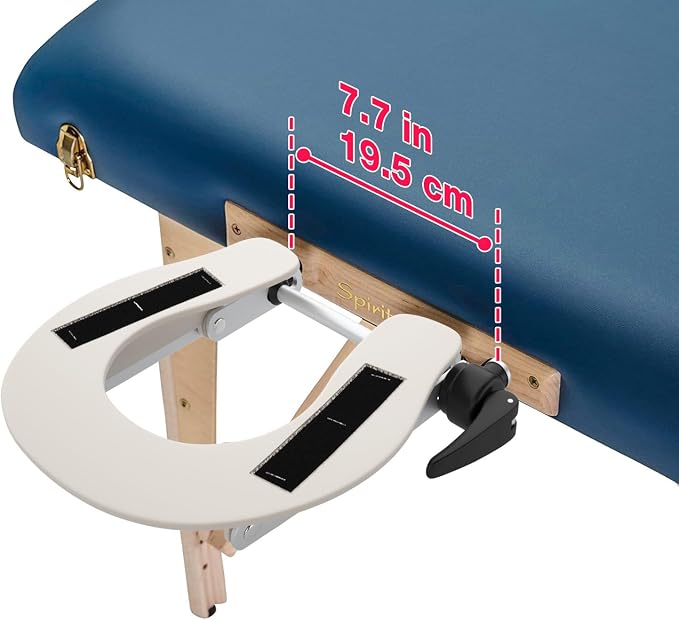 Noverlife Aluminum Universal Face Cradle for Massage Table, Lightweight Standard Massage Headrest Cradle, Professional Face Space Holder Face Cradle Replacement for Massage Bed Spa Beauty Therapy