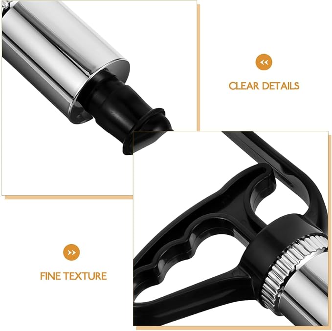 Cupping Pump Hand Vacuum Pump Replacement Strong Suction Manual Pressure Cupping Tool for Muscles, Physical Therapy