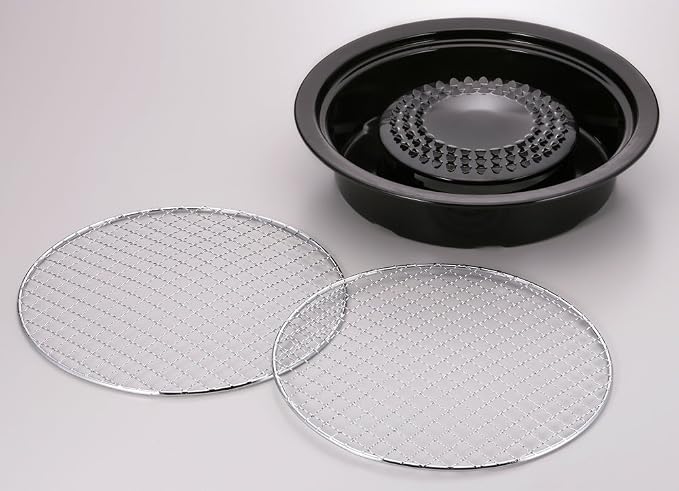 Iwatani Korean Cookware Aburi Stove Top Grill Pan, Black, (CB-P-AM3)