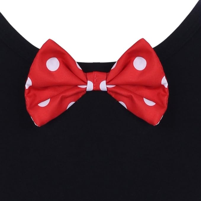IBTOM CASTLE Toddler Girl Polka Dots Party Fancy Costume Tutu Dress up Dance Leotard Gymnastic Cosplay Cartoon Ear Headband