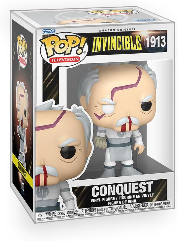 Epic Collectibles Pop Animation: Invincible - Conquest Vinyl Figure Bundled with Box Protector Compatible for Funko