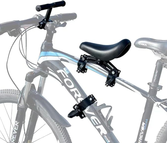 Front Mounted Bicycle Seats for Children Kids Handlebars Foot Pedals Set Mountain Bike Child Seat Kids Bike Seat Suitable for MTB and City Bicycles
