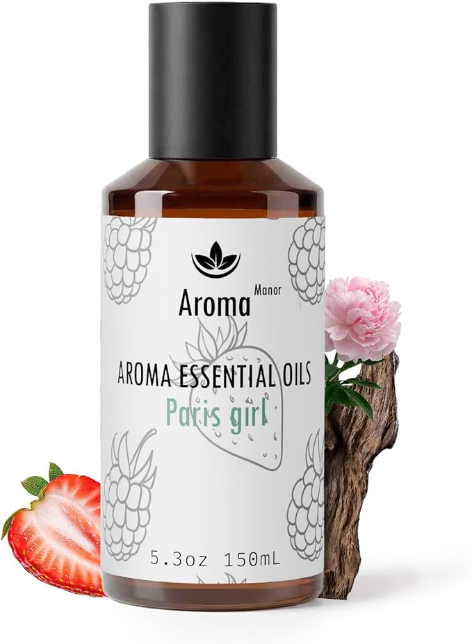 Hotel Scent Diffuser Oil - Paris Girl - Aroma Essential Oil Blends for Aromatherapy Diffuser Machine, Cedarwood, Elevate Large Room with Air Fresheners - 5.3fl oz