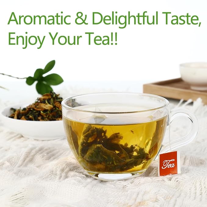 Premium Dandelion Leaf & Root Tea,100 Tea Bags/7.06Oz,for Liver & Kidney Health,Roasted Detox Herbal Tea. Support Digestion & Boost Immune System, Caffeine Free.