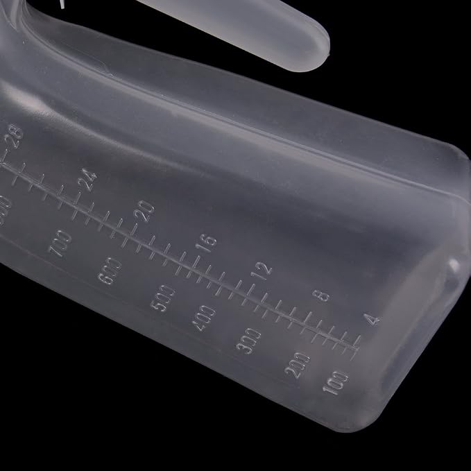1 Pcs Portable Urinal Sealed Pee Bottle Device Collector Non Spill,Hospital Travel Car Emergency Situations Chamber Pot for Male Men Boy Kids
