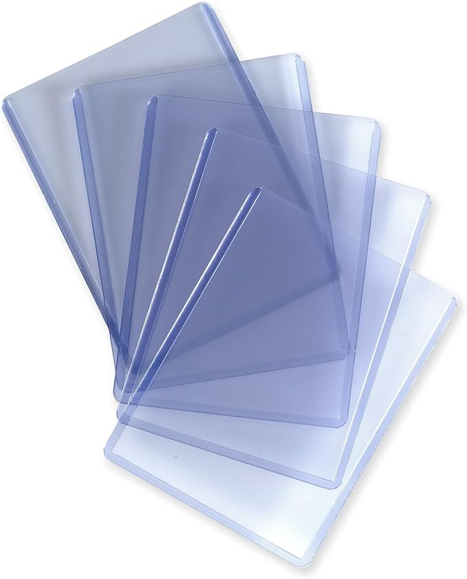 Vault X Toploaders 35pt (50 Pack), 3" x 4" Seamless Clear Rigid Card Holders for Trading Cards TCG