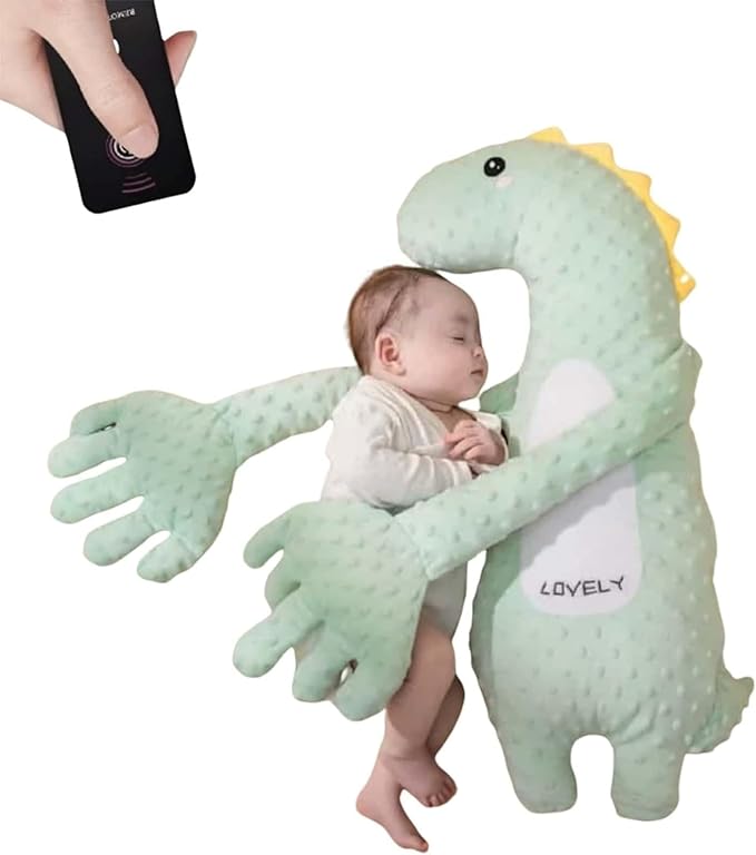 Baby Soothers Toys, Cute Animal Plush Stuffed Doll Toy for Girls Boys, Portable Dinosaur Unicorn Figure Soothing Dolls for Home and Travel (A #)