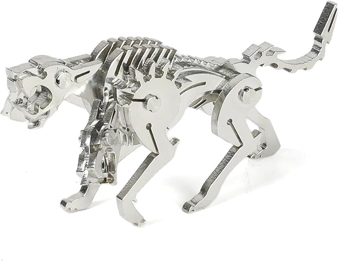 Mythical Three-Headed Dog 3D Metal Puzzle Model for Adults, DIY Fantasy Beast Building Model Kit for Gamers or Desk Metal Decor