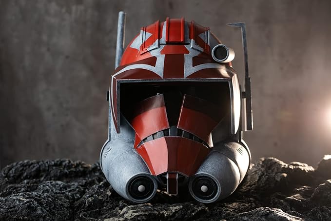 Evere SW Clone Arc Commander Helmet Cosplay Deluxe Halloween Collectible Prop