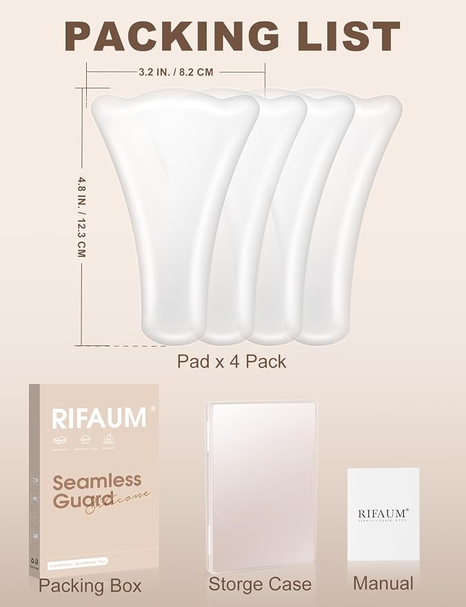 4-Pack Camel Toe Concealer Cover Silicone Camel-Not Underwear for Women Panty Liners Reusable