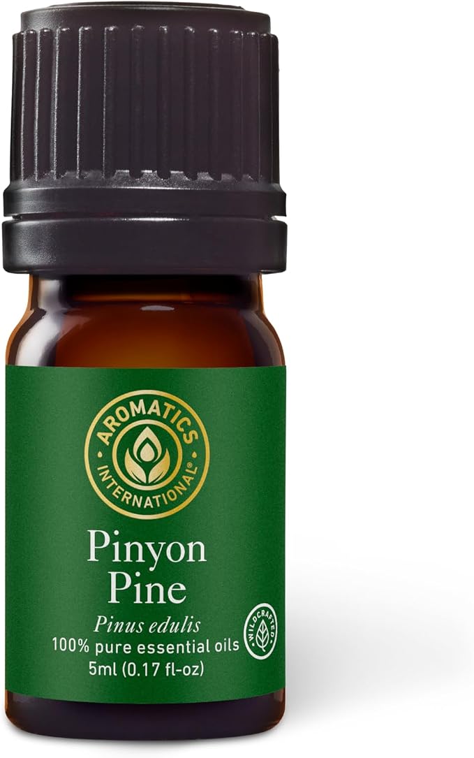Aromatics International Wildcrafted Pinyon Pine Essential Oil 5ml | 100% Pure Essential Oil for Diffusion & Aromatherapy
