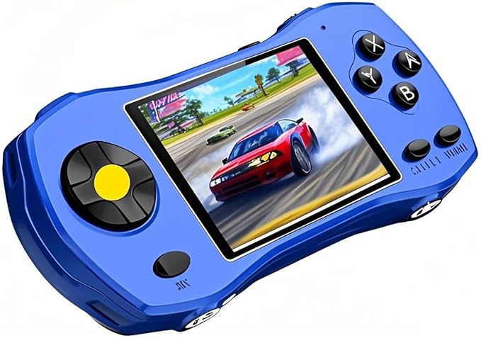 Handheld Game Console for Kids Preloaded 200+ Retro Video Games, Portable Gaming Player with Rechargeable Battery 3.0" LCD Screen, Mini Arcade Electronic Toy Gifts for Boys Girls