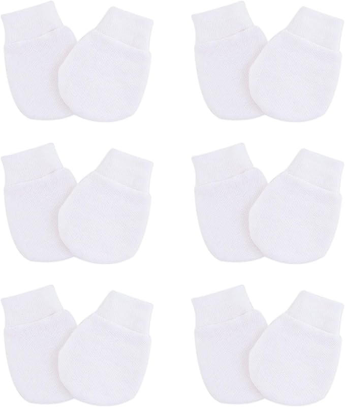 Baby Mittens No Scratch Mittens Infant Soft Gloves Mittens for 0-6 Months Boys Girls