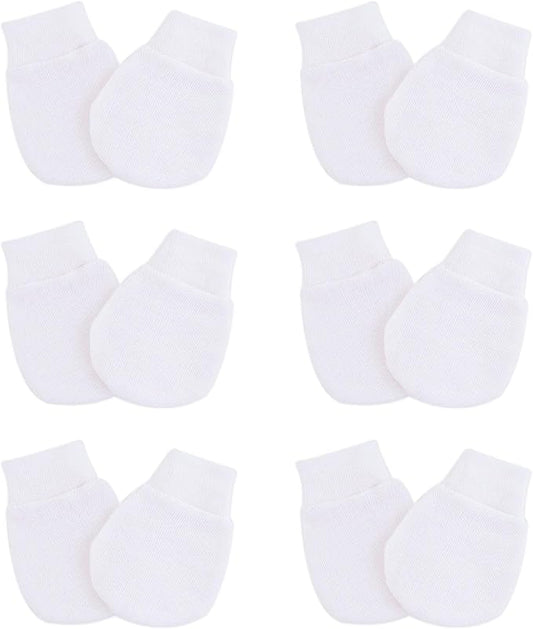 Baby Mittens No Scratch Mittens Infant Soft Gloves Mittens for 0-6 Months Boys Girls