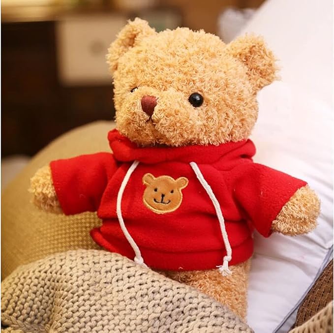 Teddy Bear Stuffed Animal Cute Teddy Bear Plush Toy 11.8" for Girls Christmas Valentine's Day