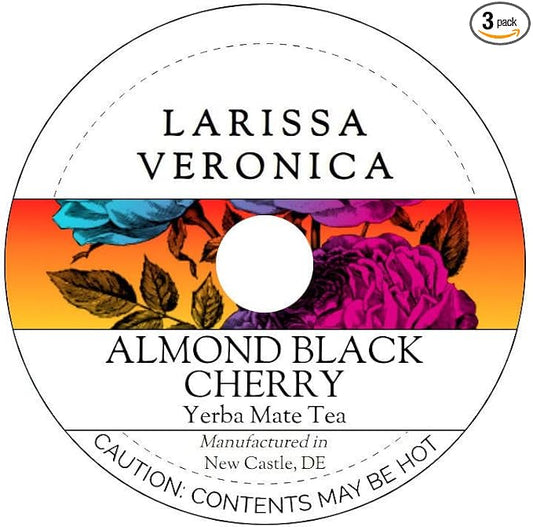 Almond Black Cherry Yerba Mate Tea (Single Serve K-Cup Pods) (12 pods, ZIN: 576454) - 3 Pack