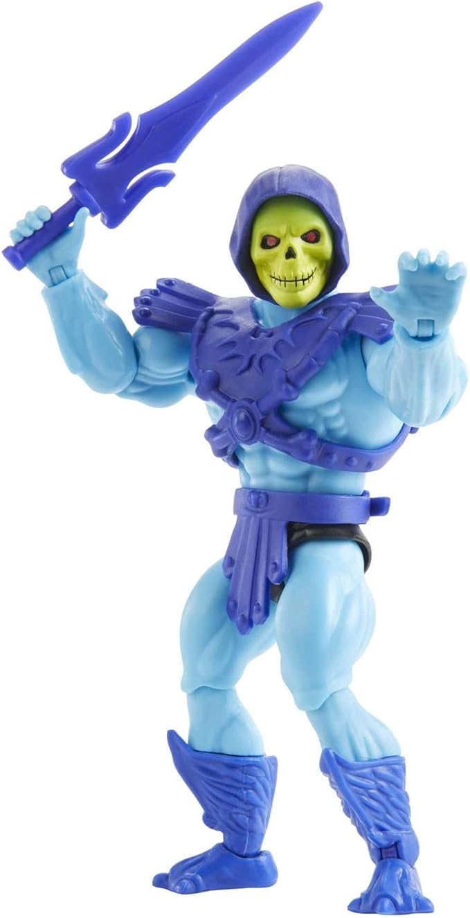 Masters of the Universe Origins Skeletor Action Figure, Battle Character for Storytelling Play and Display, Gift for 6 to 10 Year Olds and Adult Collectors