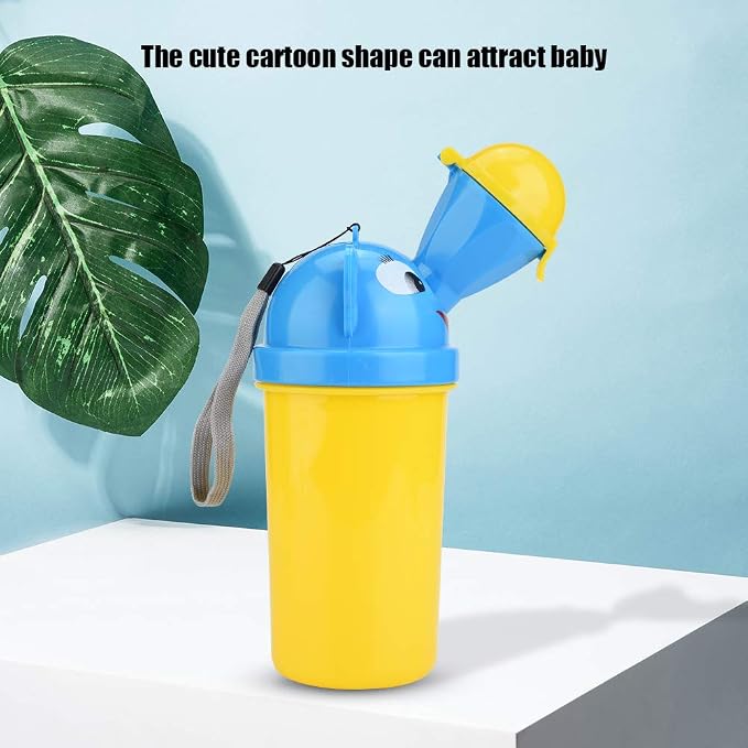 Upgrade Cute Cartoon Shape Boys and Girls Child Pee Training Cup Emergency Travel Potty Toilet for Toddler Car Camping Travel (Boys),Baby Portable Urinal Potty, Baby Portable Urinal Potty, Upgra
