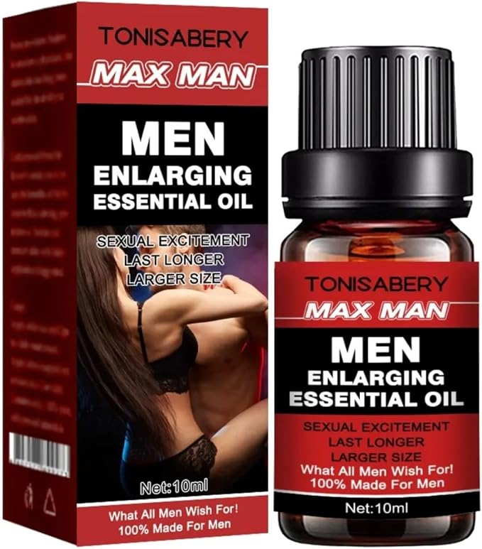 TONISABERY MAX Man ENLARGING Essential Oil ENLARGMENT Oil for Men Oil Enlarge 10ML (RED) (3)